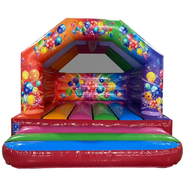 12x12 multi colour bouncy castle